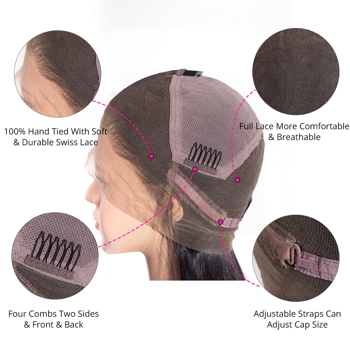 Custom Hair Unit Full Lace