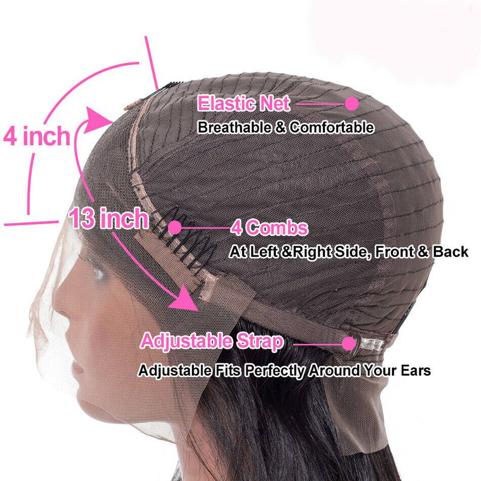 Custom Hair Unit 13" X 4" Frontal - getthewigsbaby